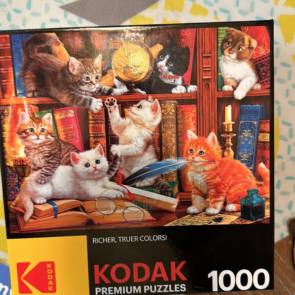 Kodak 1000 piece cat puzzle